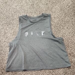 PINK Victoria's Secret Gray Muscle Tee